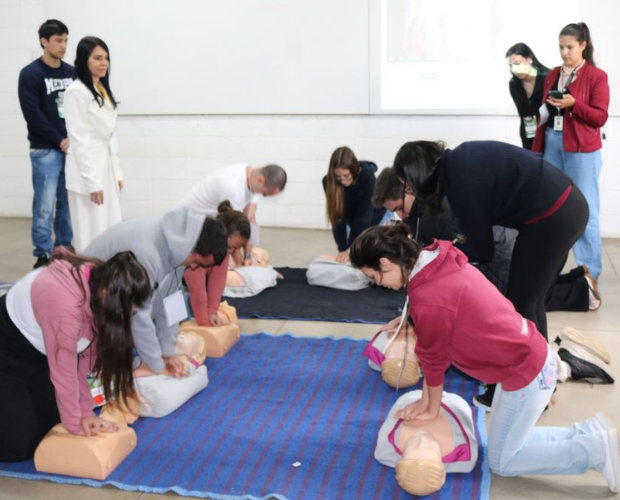 Evento acadmico da Univs ensina como salvar vidas em situaes de emergncia